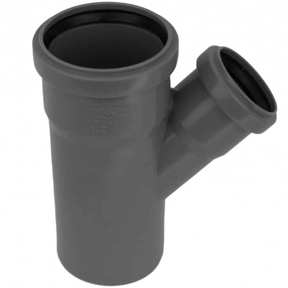 Grenrör 75/75x45° (10)