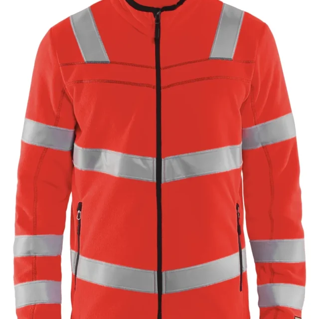 Blåkläder 494110105500XL Fleecejacka varsel, röd XL