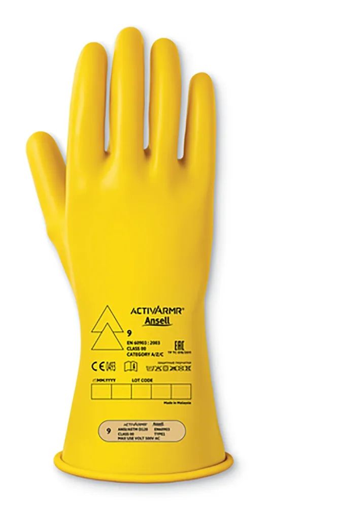 Ansell ActivArmr RIG0011Y Handske lågspänning 8