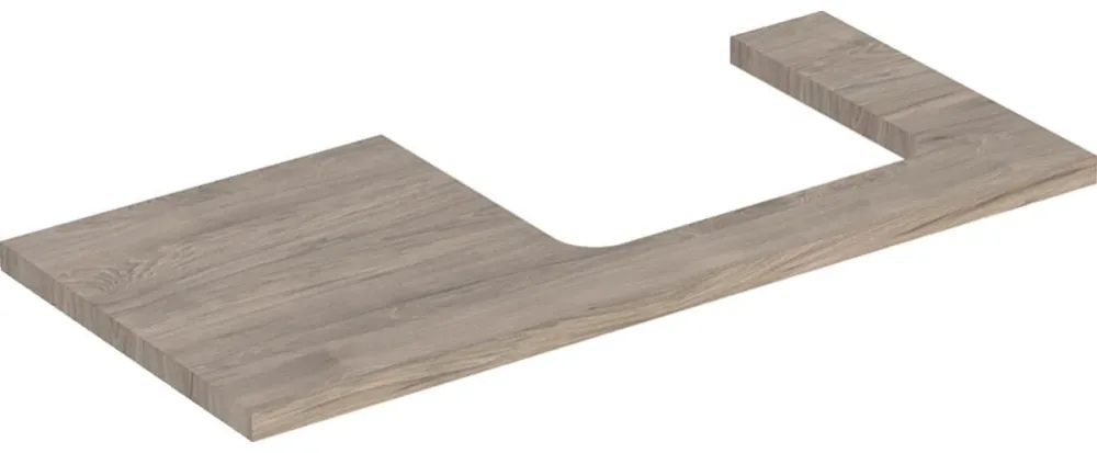 Geberit ONE 505.324.00.6 Bänkskiva 105 cm Valnöt