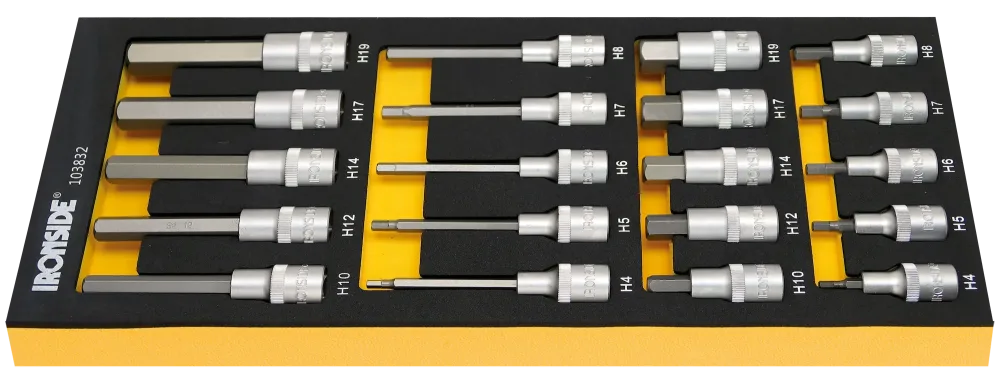 Ironside 103832 Bitshylssats 1/2" hylsor