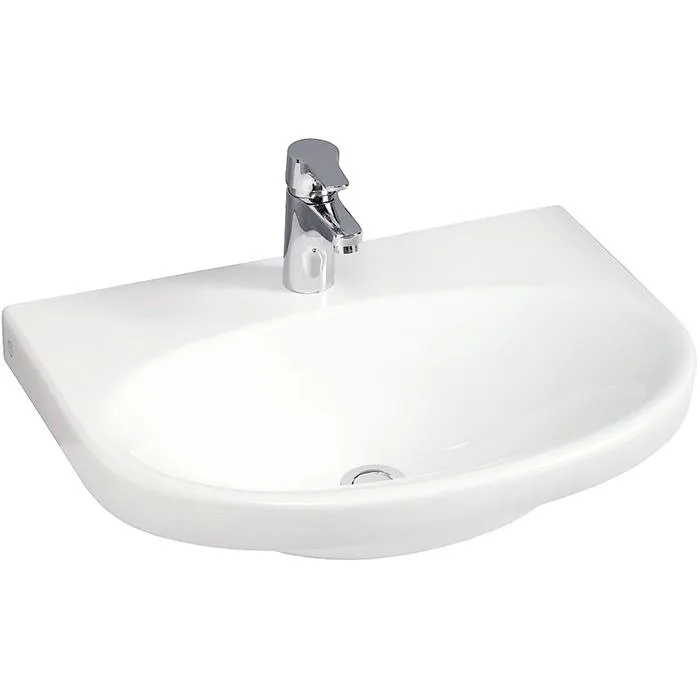 Gustavsberg Nautic 5556 Tvättställ utan bräddavlopp, för bult/konsolmontage