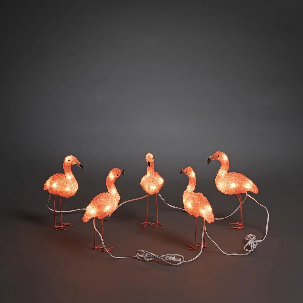 Konstsmide Flamingo Dekorationsbelysning 24 V, 5-pack
