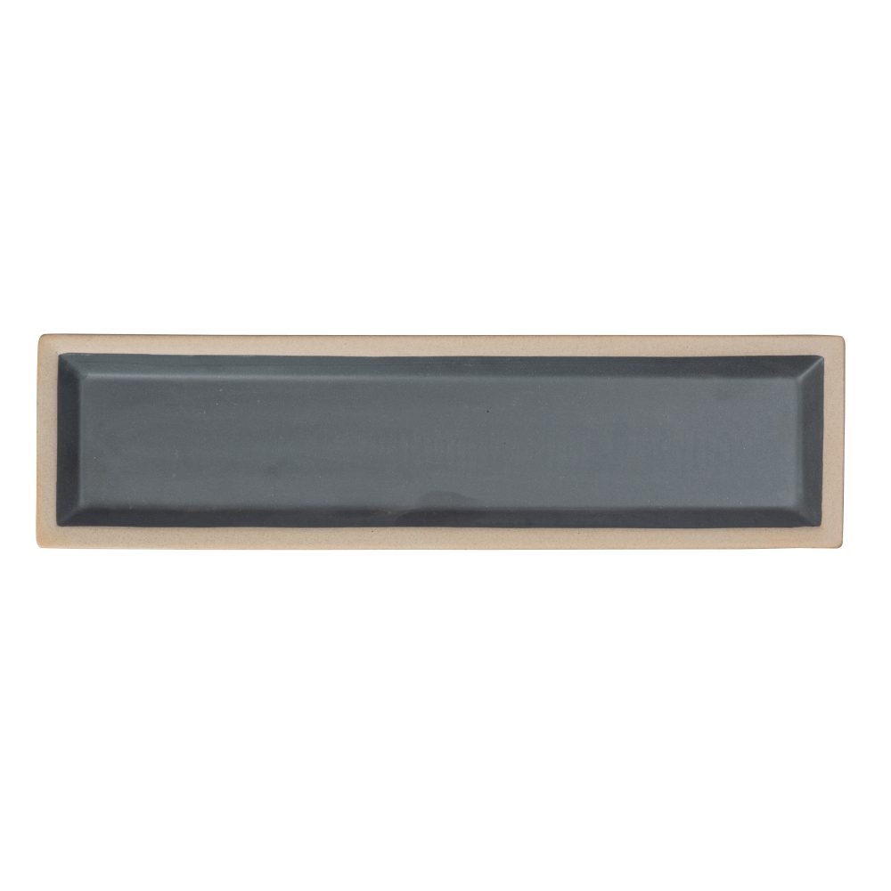 Fumiko tallrik 11,5x43 cm, Beige-black