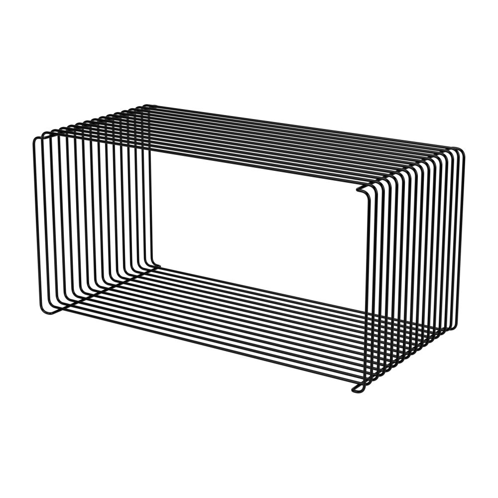 Panton Wire Extended hylla 70x34,8x34,8 cm, Black