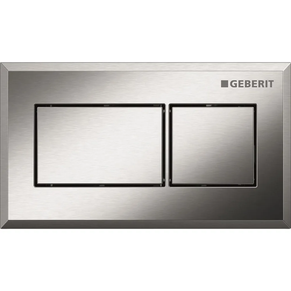 Geberit 116.051.KV.1 Spolknapp Svart/Krom