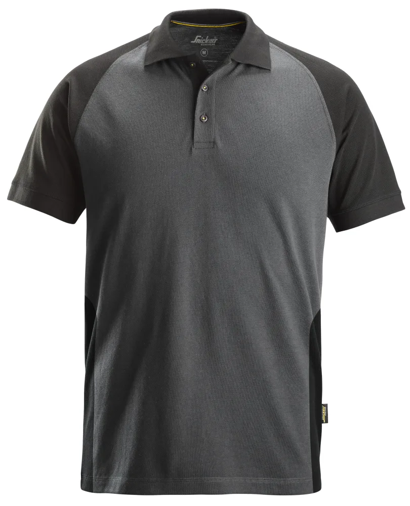 Snickers Workwear 2750-0458 Pikétröja svart/grå Svart/Grå - Bild 2