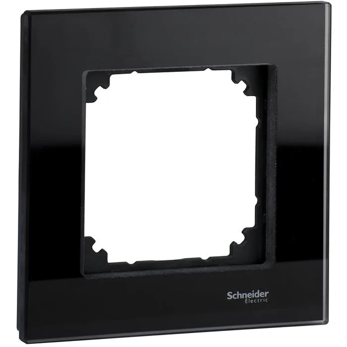 Schneider Electric Exxact Solid Ram glas, svart 2 fack
