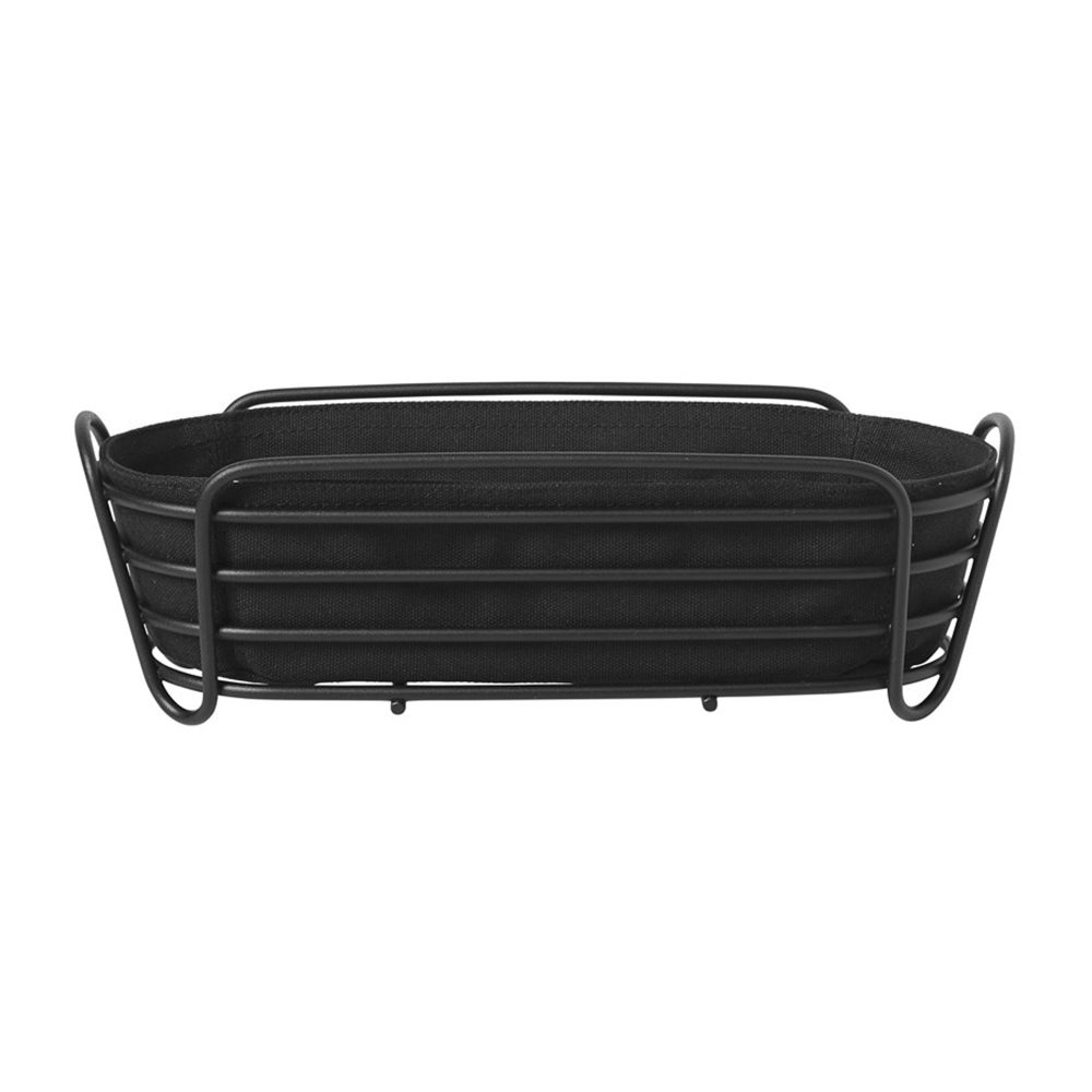 Delara brödkorg oval 32 cm, Svart