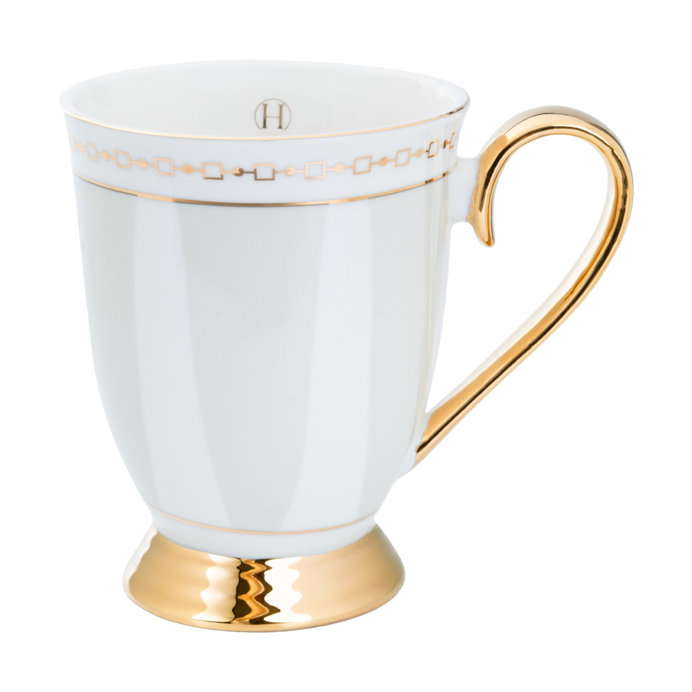 Strisce Tortora mugg, 28 cl