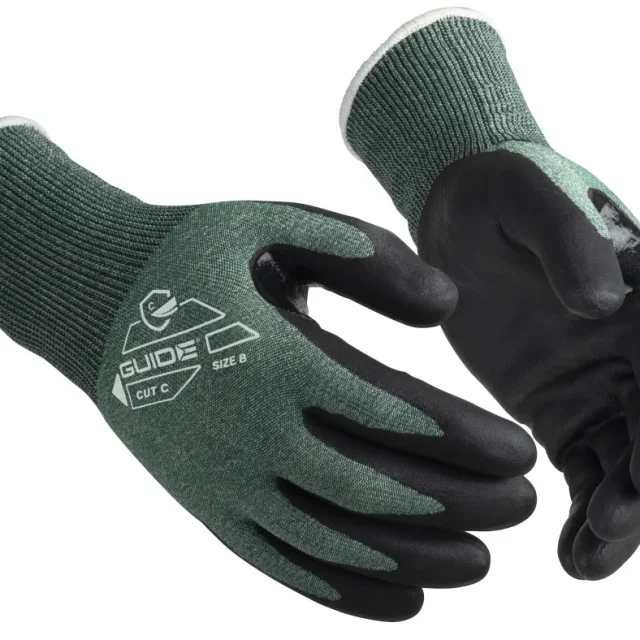 Guide Gloves 330 Handske nitril, skärskydd, touch 11