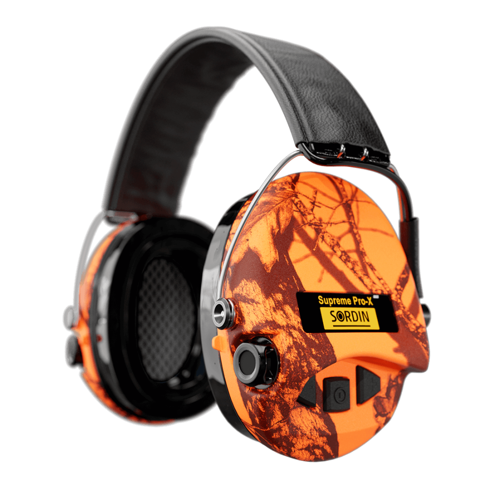 Sordin Supreme Pro-X LED H2 Gel Blaze/Black