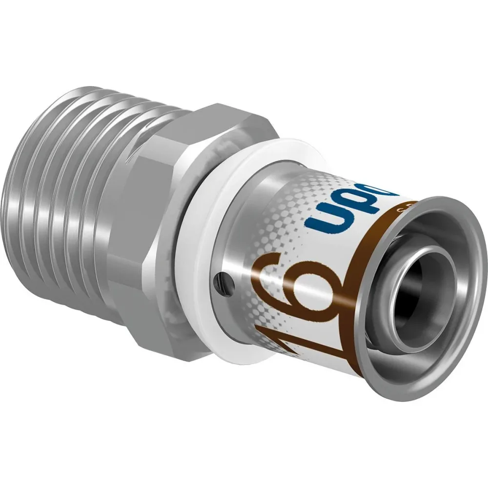 Uponor S Press Plus 1899410 Övergång rak, utvändig gänga 16 x 10 mm - Bild 2