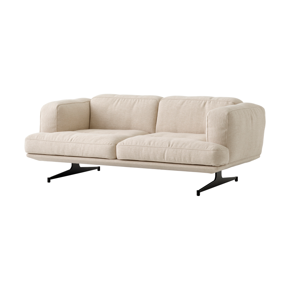 Inland AV22 soffa 2-sits, Clay 0011-warm black