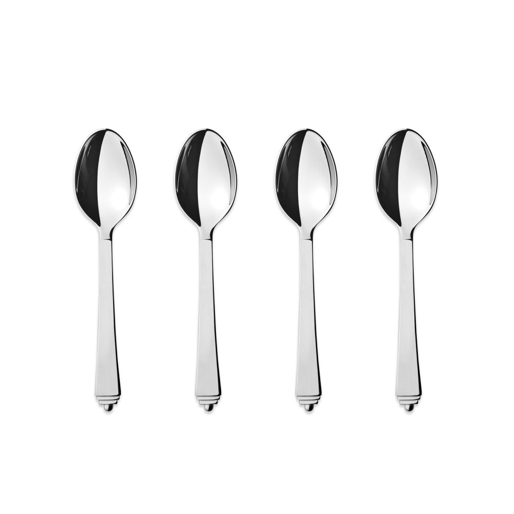 Pyramid te- och kaffesked, 4-pack