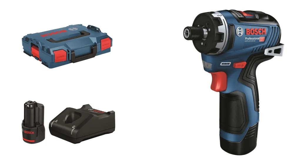 Bosch GSR 12V-35 HX Skruvdragare med batteri och laddare