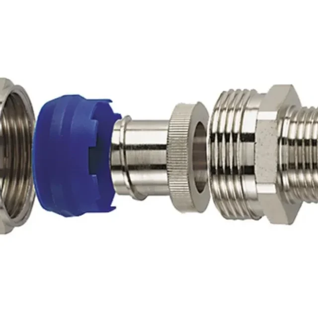 Hellermann Tyton 166-32206 Kompressionskoppling LTS-FMC, fast, med polyamidtätning Nominell Ø20 mm, M20