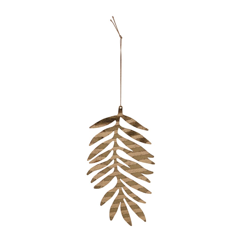 Tin plate julhänge, Leaf