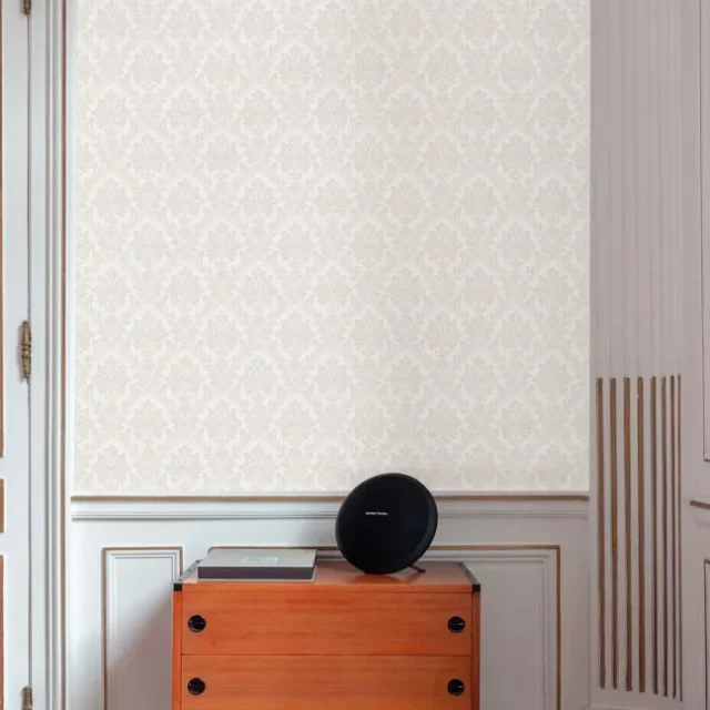 Grandeco Alice A5401 Tapet Vit