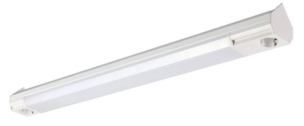 BÄNKBELYSNING GELIA LED 8W VIT, 2 UTTAG