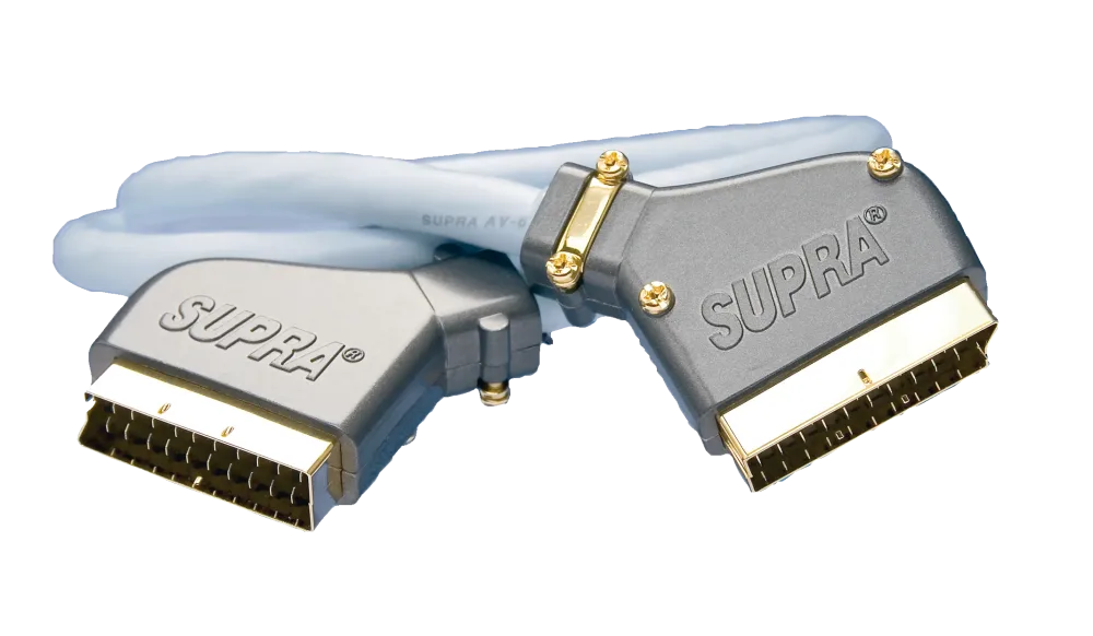 SUPRA 1001905148 Scartkablage 2 x Scart, hane/hane 0,6 m - Bild 2