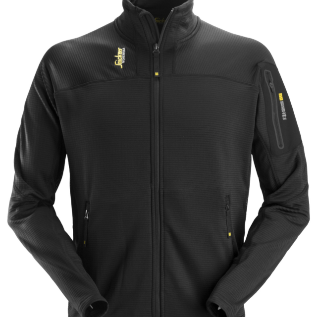 TRÖJA SNICKERS WORKWEAR 9438 BM ZIP SV XS