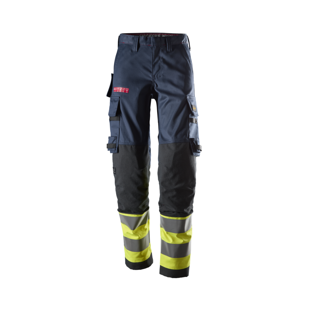 STRETCHBYXA DAM PW HV KL1 MARIN/VARSEL GUL STL 38
