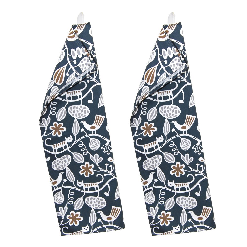 Botanical garden kökshandduk 2-pack, Multi