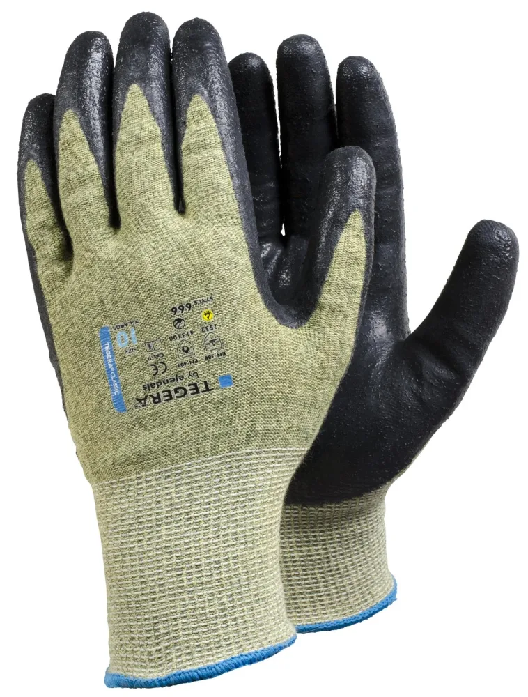Tegera 666 Handske Skärskydd, Nitril/Kevlar 8