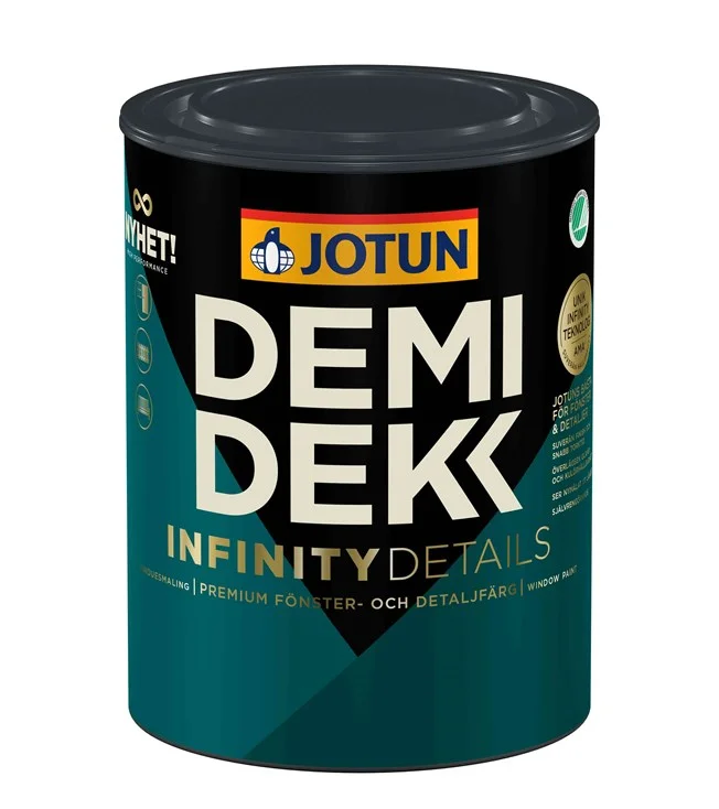 Demidekk Infinity Details 0,68 L - Klassisk Vit/S0500-N