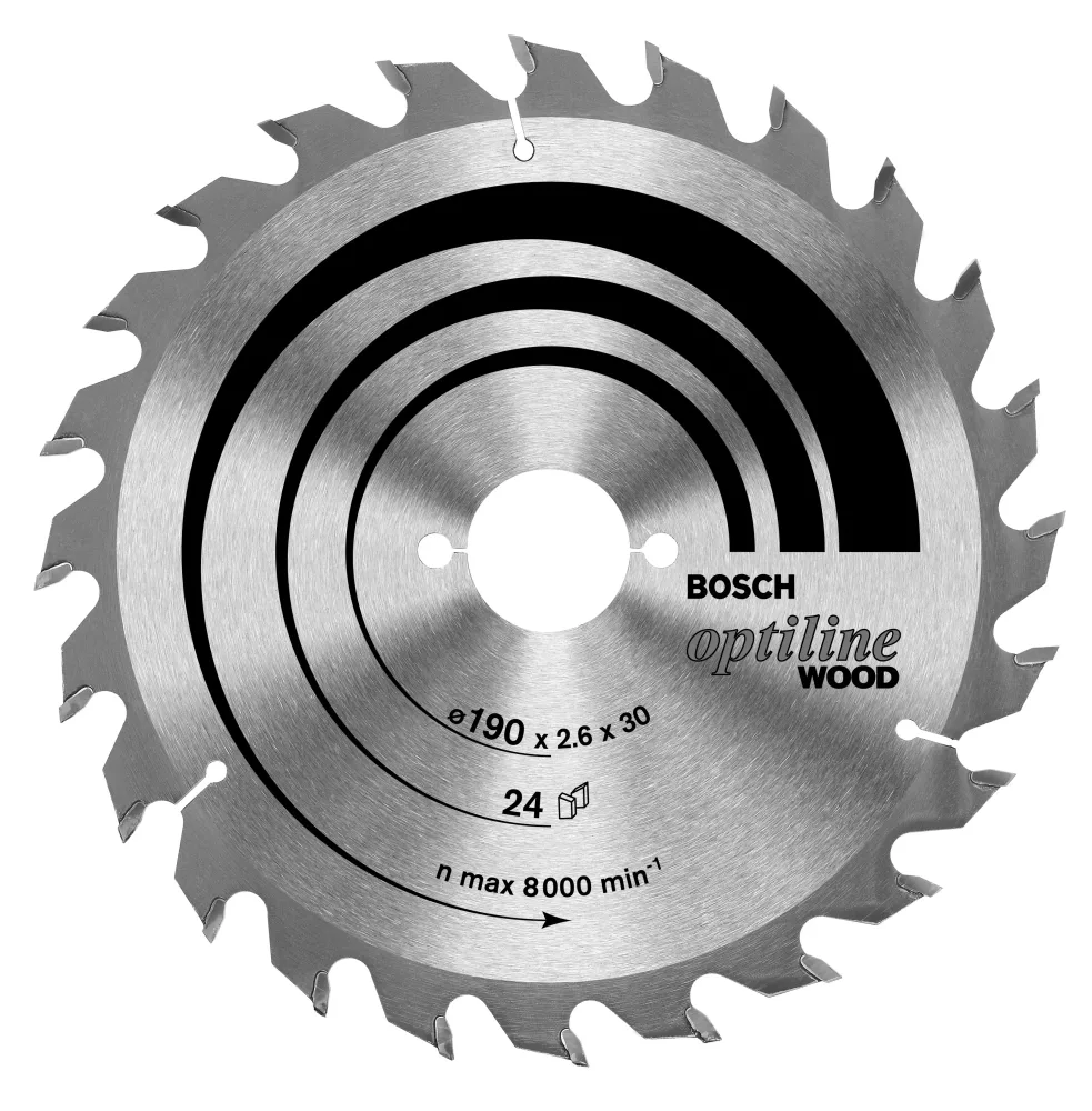Bosch OPTIL-WOOD Cirkelsågklinga 190 mm