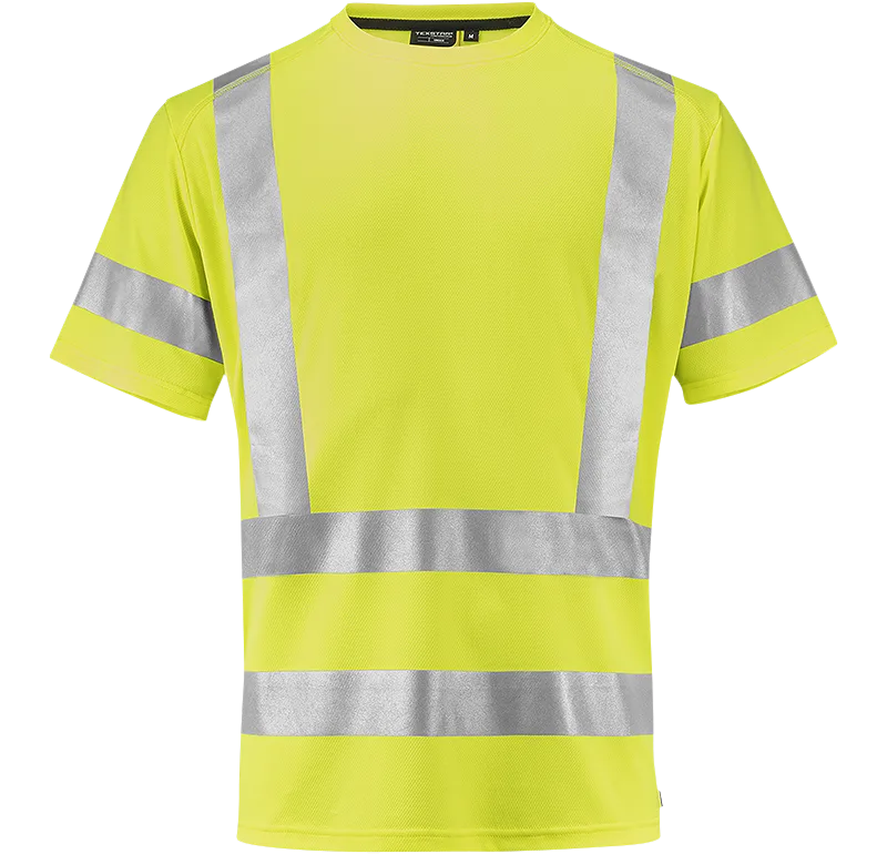Texstar TS23 T-shirt gul, varsel XS