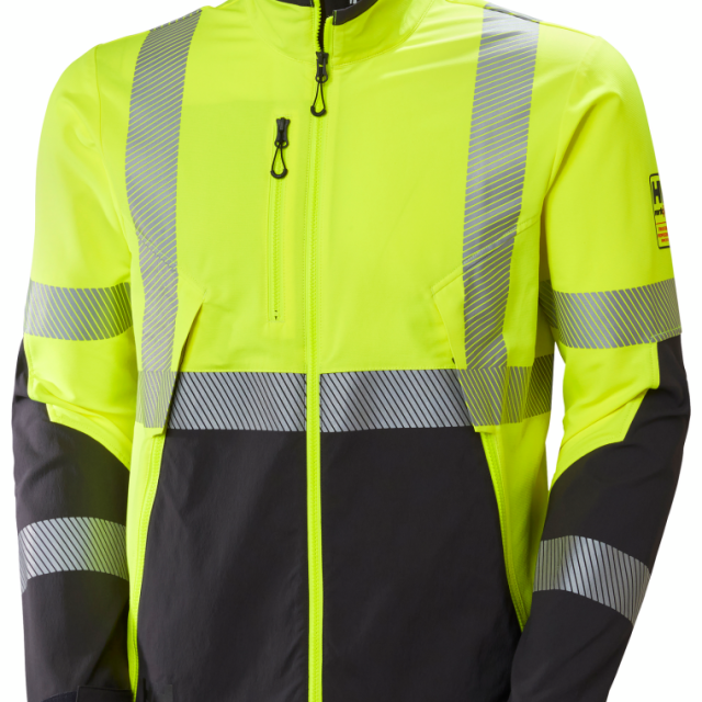 JACKA HELLY HANSEN 77203 KL2 VARSELGUL XS, ICU BRZ