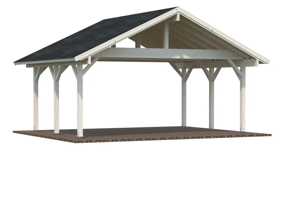 Palmako Robert Carport 28,3 m²/20,6 m², obehandlad