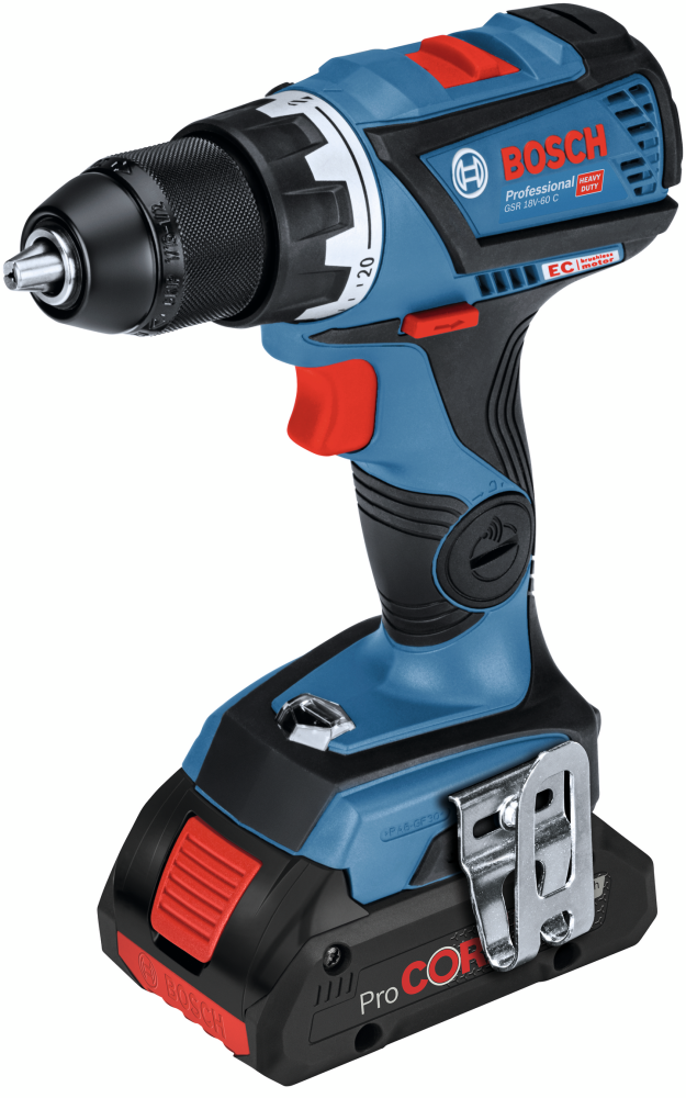 SKRUVDRAGARE BOSCH GSR 18V-60 C 2X4AH PC L-BOXX