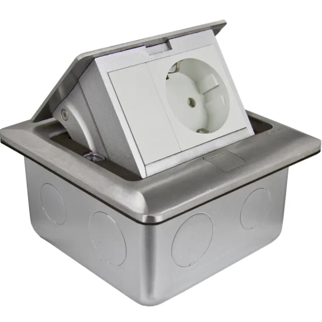 Schneider Electric Unica System+ Golvbox 1 uttag, jordat