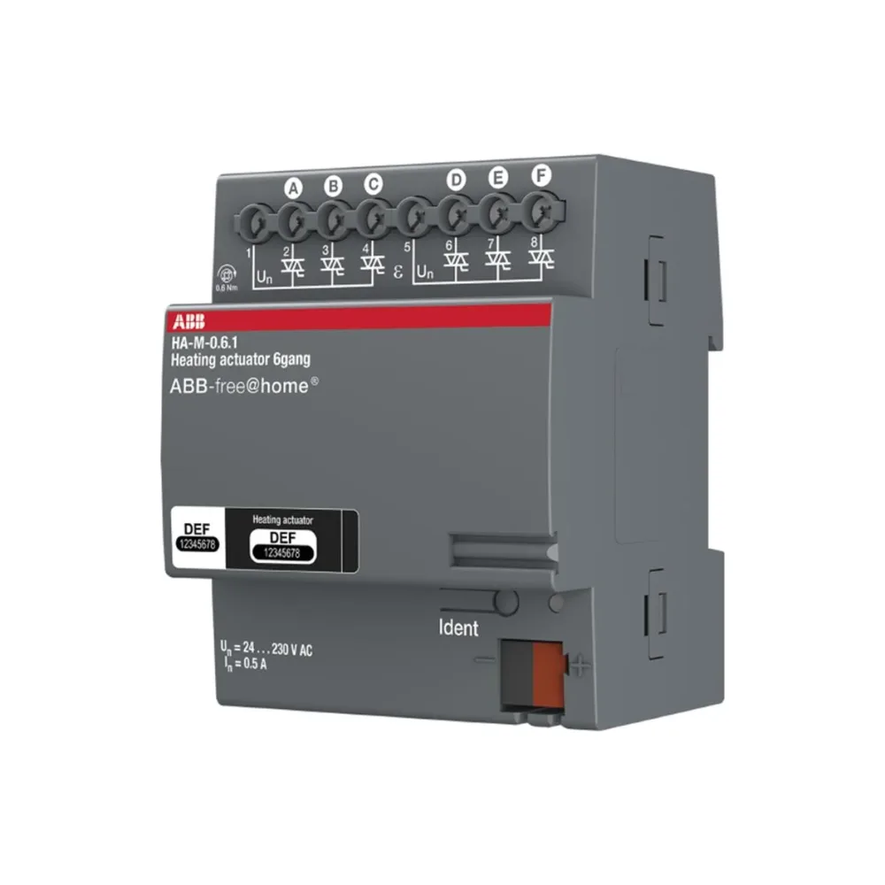 ABB free@home 2CDG510009R0011 Värmeaktor för KNX 12-kanal