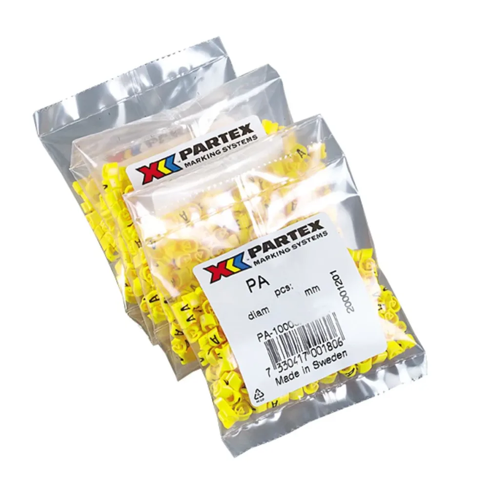Partex PA1401/L1 Kabelmärkning L1-L3, Ø2,5-5 mm, 100-pack L1 - Bild 2
