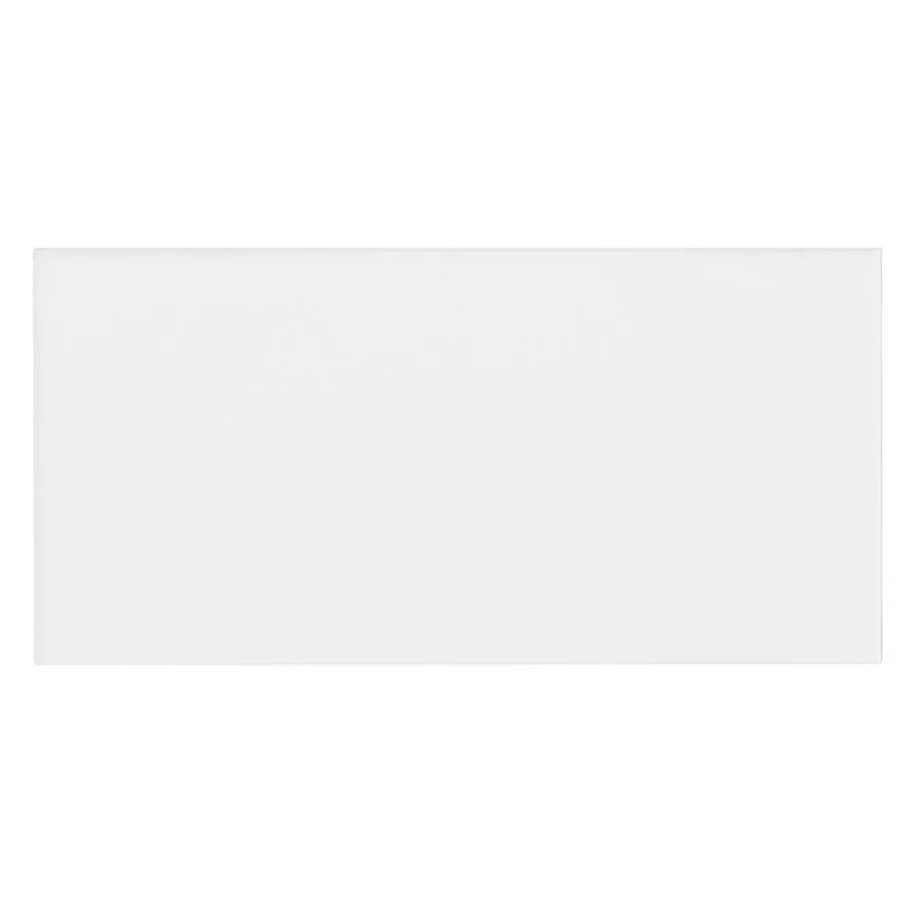 Kakel Studio Snow Cap Liso Vit, 9.8x19,8cm | Stuvbutiken
