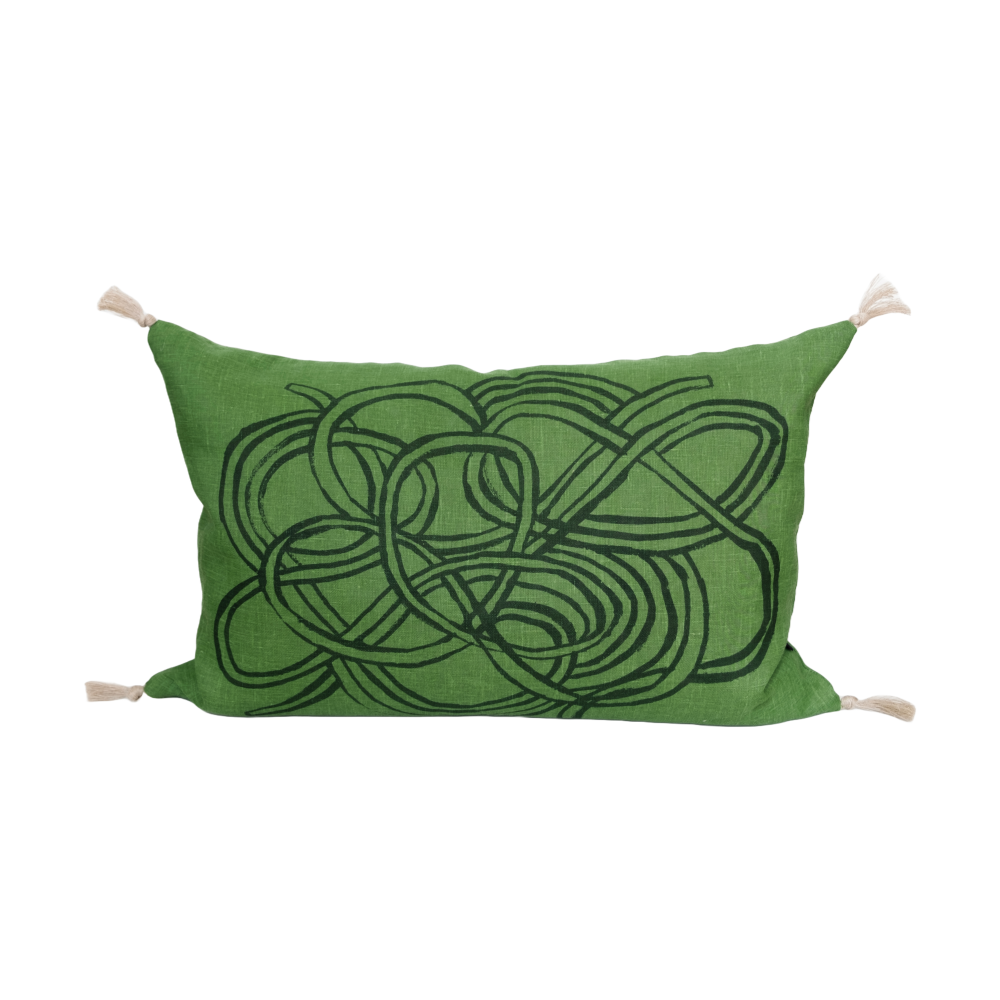 Knutar kuddfodral 38x58 cm, Green