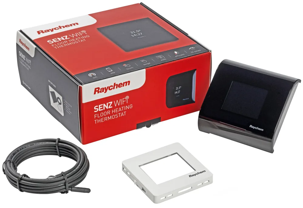 RAYCHEM R-SENZ-WIFI Golvvärmetermostat digital, med touchskärm Med WiFi - Bild 2