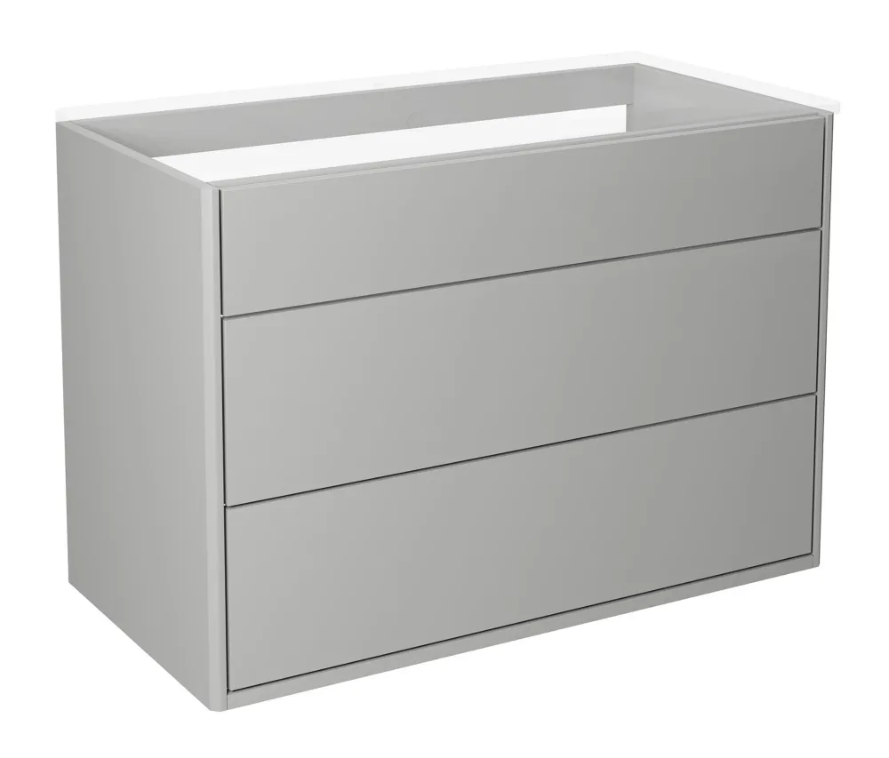 Gustavsberg Graphic Kommod 80 cm, utan tvättställ Vit - Bild 2