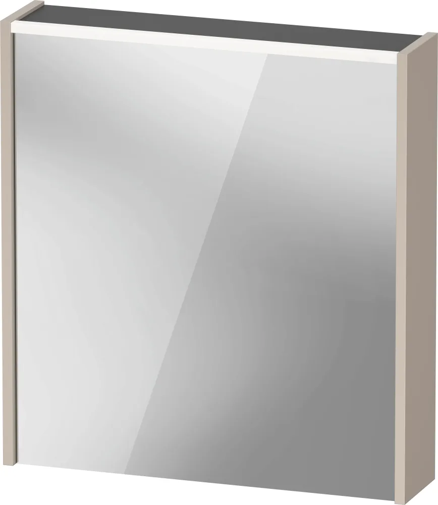 Duravit D-Code Spegelskåp 650x148x700, högeröppnade Marmorerad Ek - Bild 2
