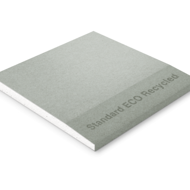 GIPSSKIVA NORGIPS STD ECO RECYCLED, ML D-PLAST 12,5X1200X2400MM