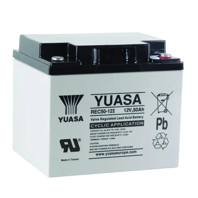 Yuasa REC50-12 Batteri 12V, 50 Ah