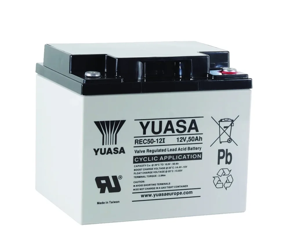 Yuasa REC50-12 Batteri 12V, 50 Ah
