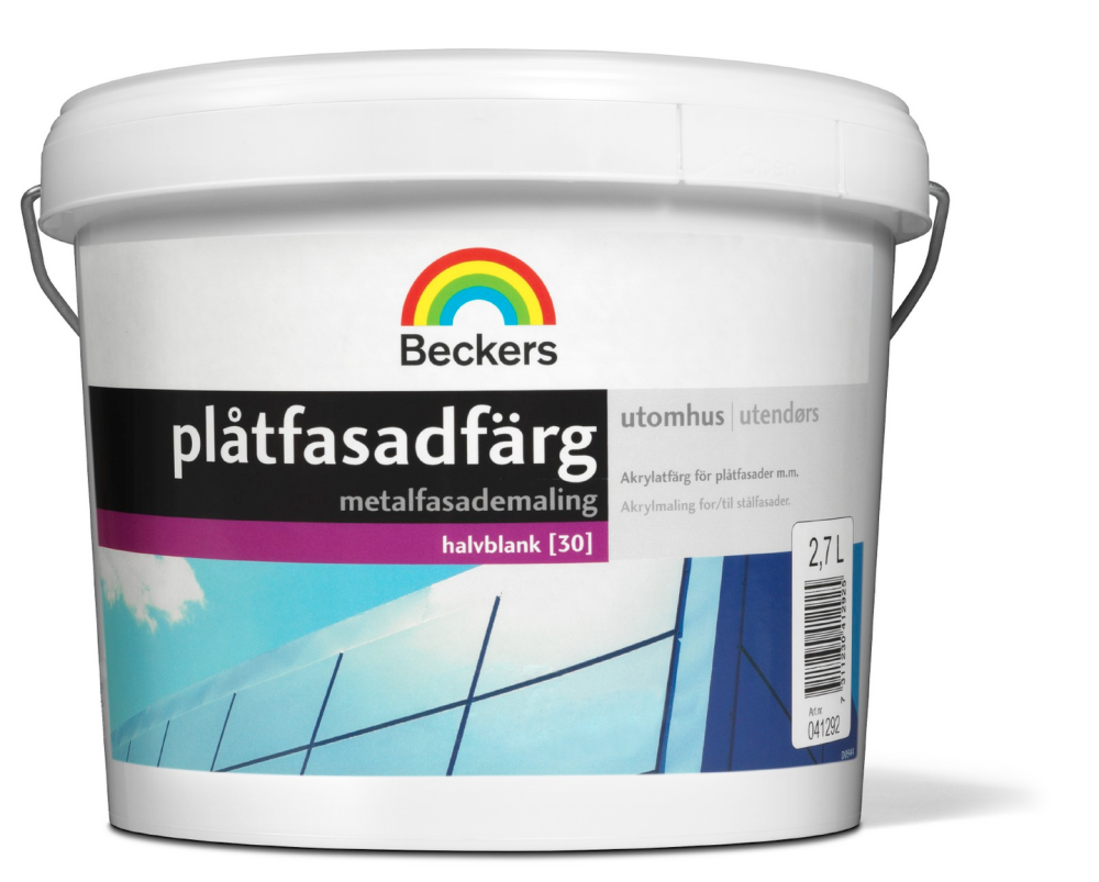 PLÅTFASADFÄRG C-BAS 2,7L