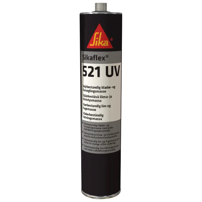 SIKAFLEX-521UV 300ML SVART