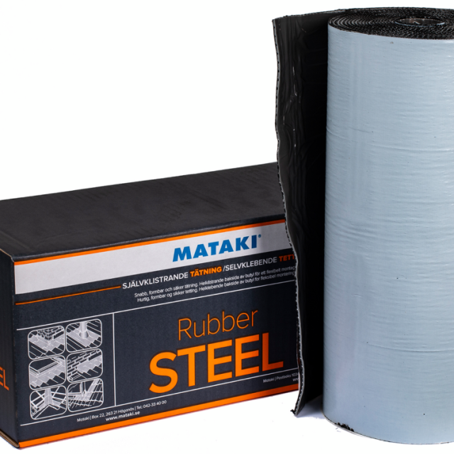 TÄTNING MATAKI RUBBERSTEEL GRÅ 0,28X5M