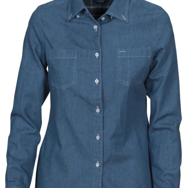 James Harvest Jupiter Woman Skjorta Denim Denim